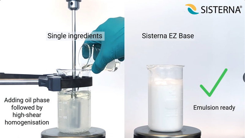 Sisterna EZ Base all in one emulsifying blend